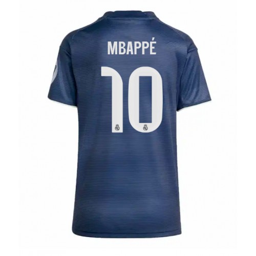 Real Madrid Kylian Mbappe #10 Udebanetrøje Dame 2025-26 Kortærmet